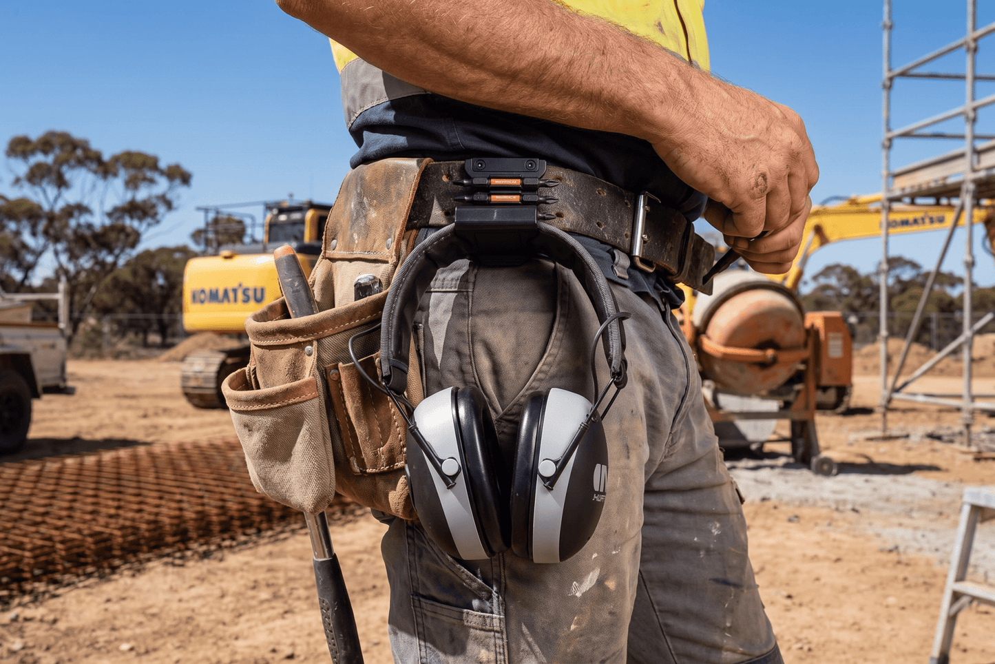 3rd Birthday Sale Bundle - Double OG Mufftech Bluetooth Earmuffs with Carry Case, Soft Ear Cushions and a Muff Clip - Mufftech