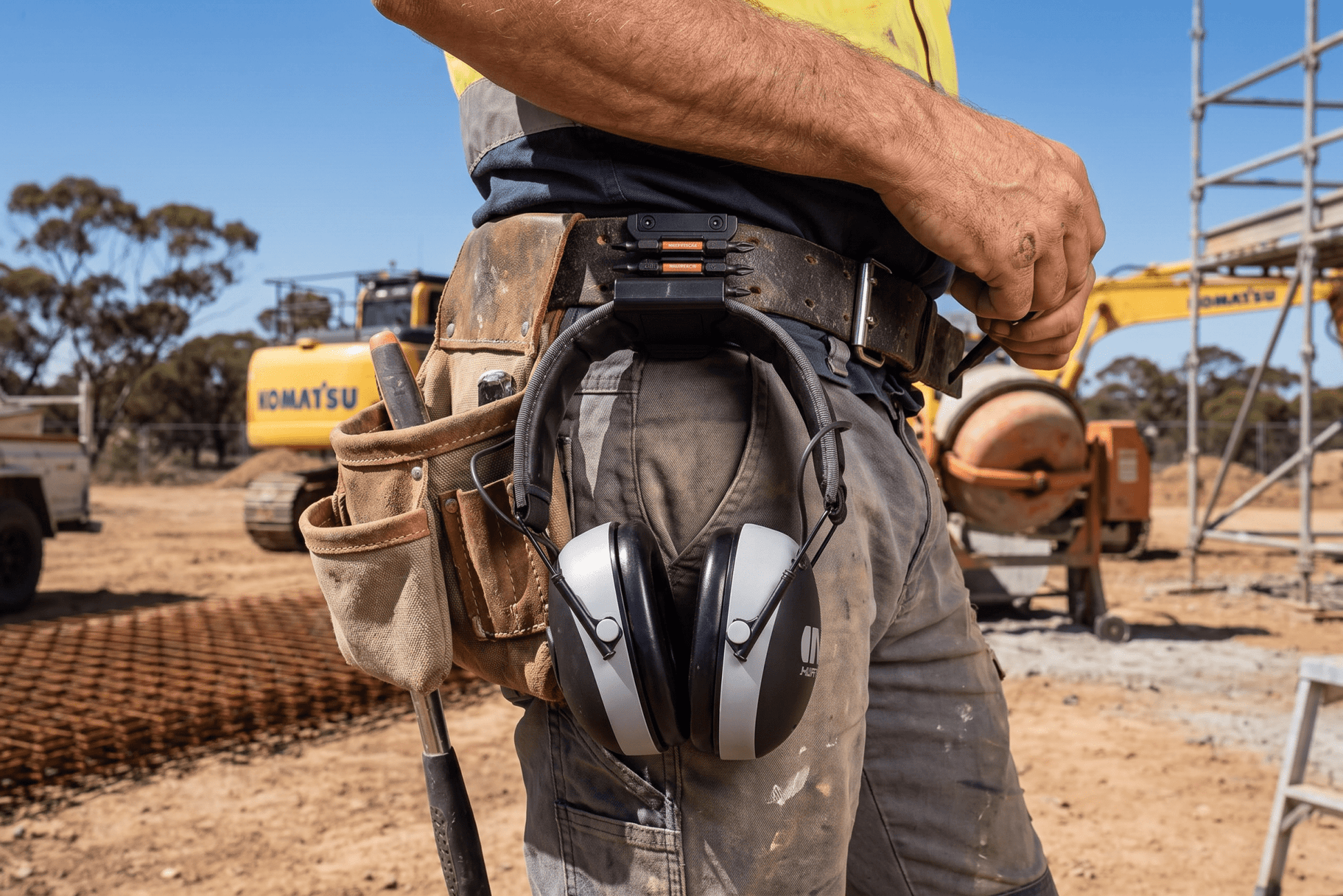 3rd Birthday Sale Bundle - Double OG Mufftech Bluetooth Earmuffs with Carry Case, Soft Ear Cushions and a Muff Clip - Mufftech