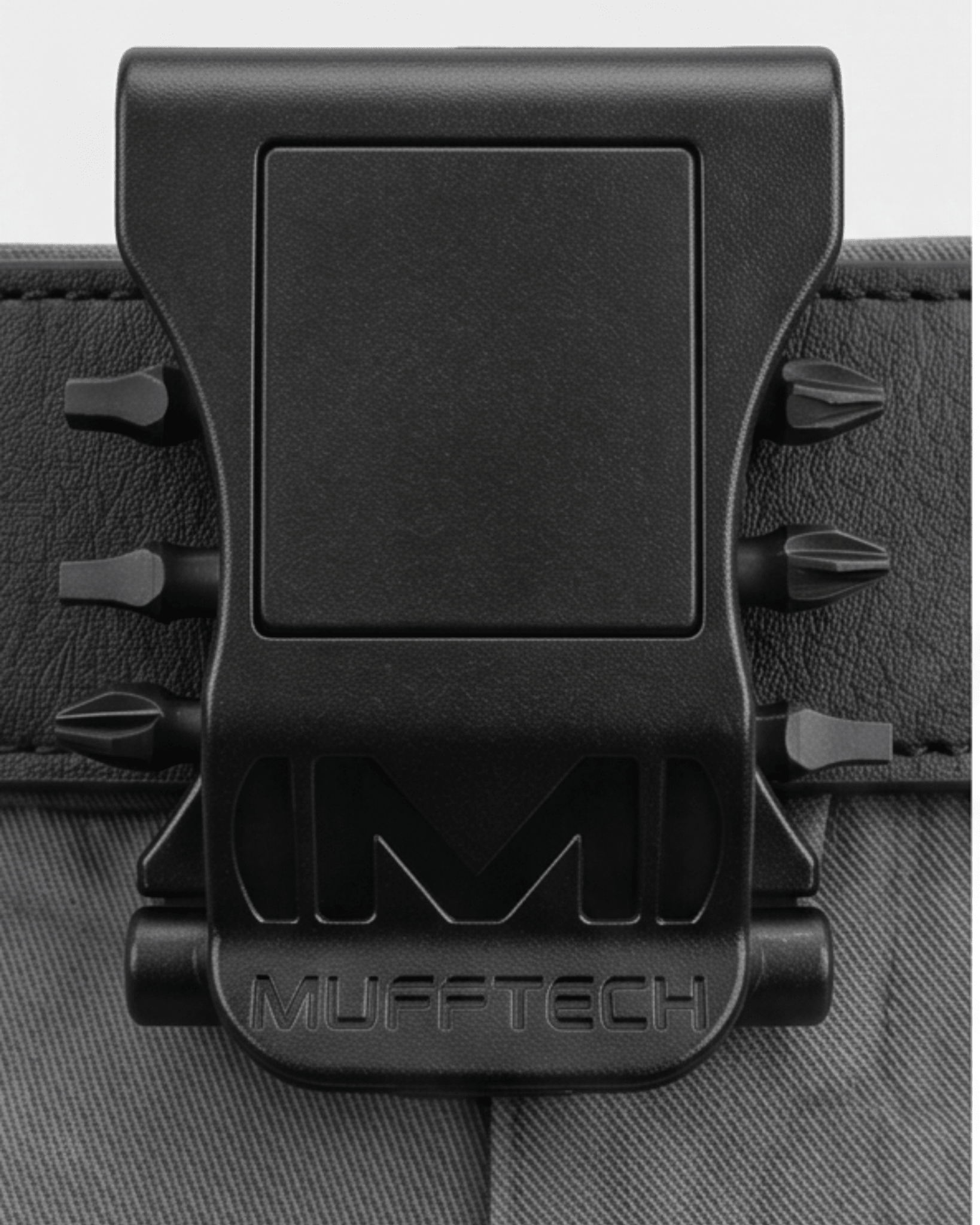 Muff Clip | Magnetic Tradie Belt Clip + Bit Holder - Mufftech
