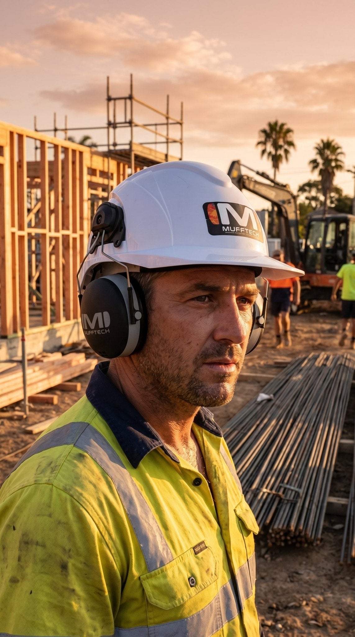 Mufftech Hard Hat Bluetooth Earmuffs - Double OG - Mufftech