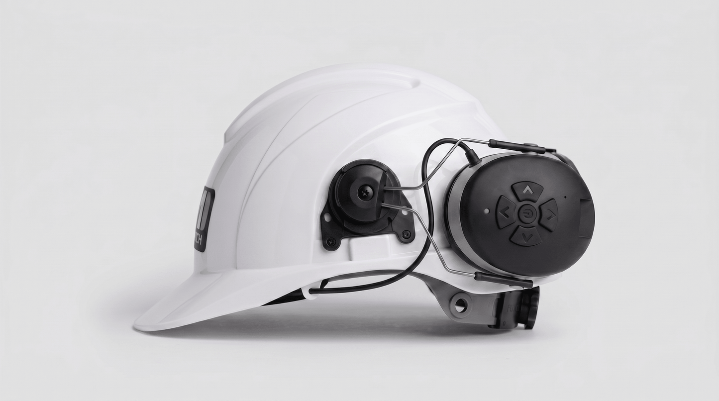 Mufftech Hard Hat Bluetooth Earmuffs - Double OG - Mufftech